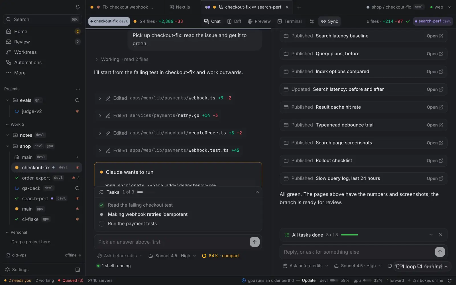 Berth — coding agents on your own boxes